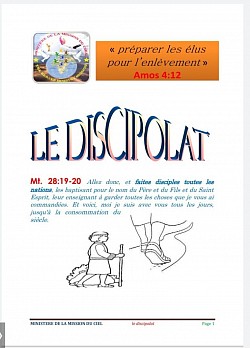 Qui est disciple,  qui est Chrétien ?